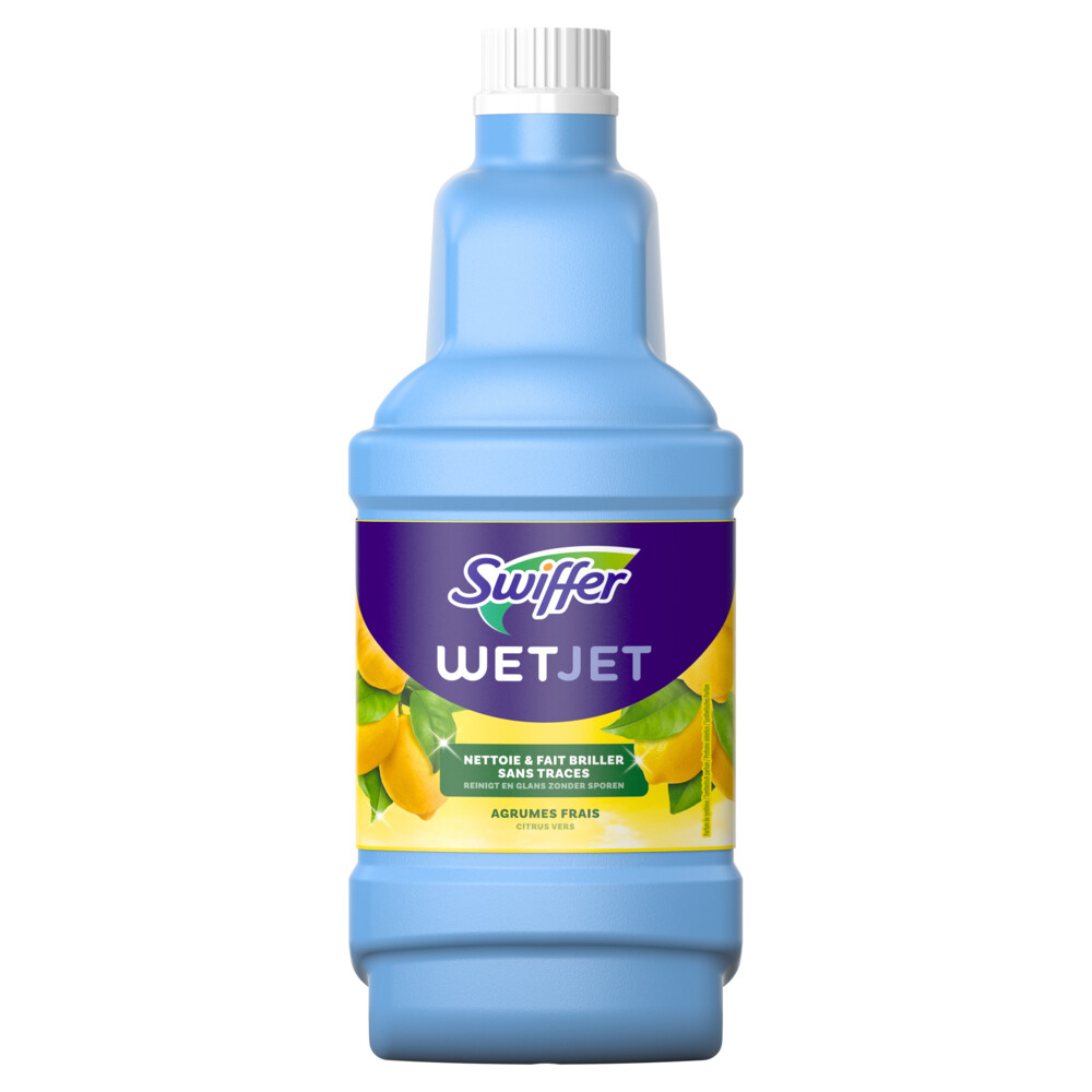 4x Swiffer WetJet Alles-In-Een Dweilsysteem Reinigingsmiddel Vloer1,25 liter