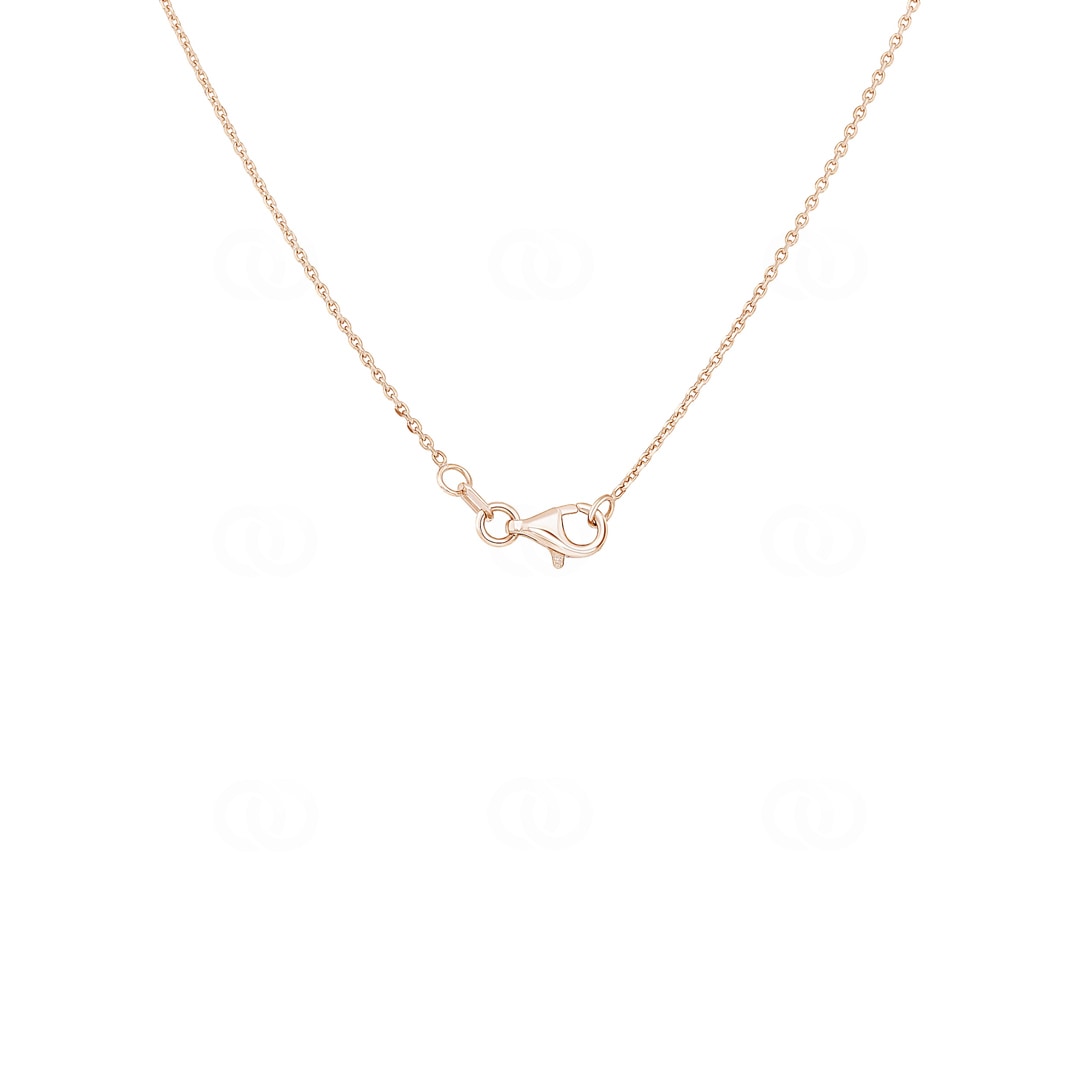 Collier mit Anhänger 750/18 K Roségold mit Diamanten 0.06 ct H/si by CHRISTIAN