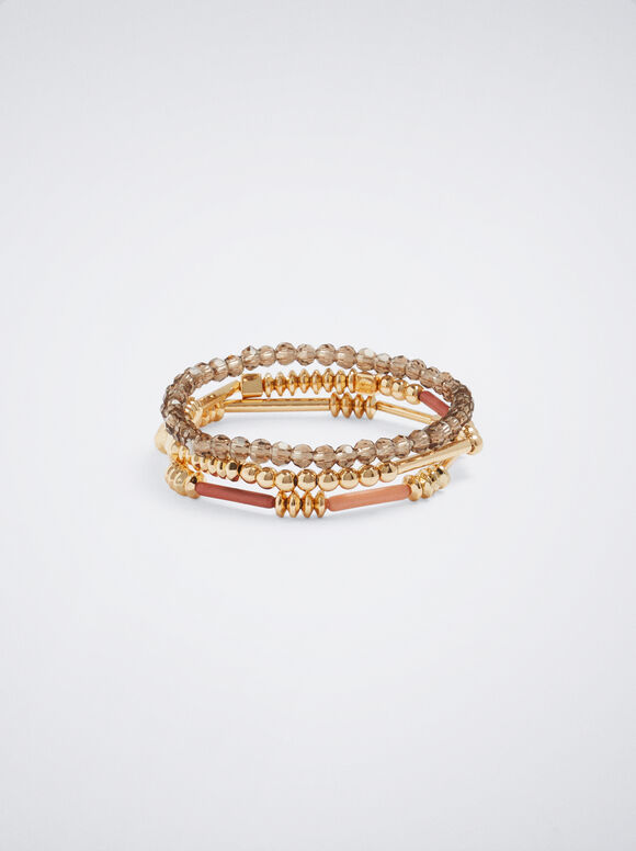 Conjunto de pulseiras elásticas - Multicor
