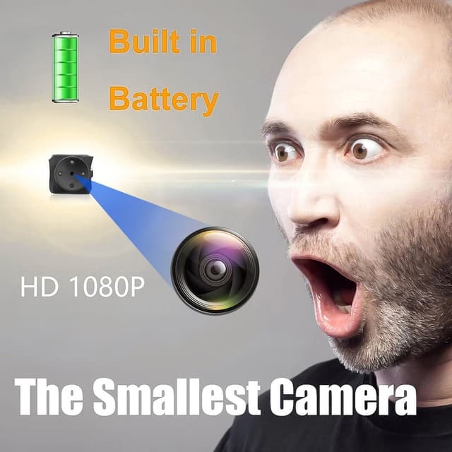 Mini 1080P Full HD DVR Minikamera bærbart spionkamera