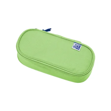 Oxford Federmäppchen oval hellgrün - mit Gummiband