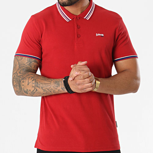 Polo Manches Courtes Henry Rouge
