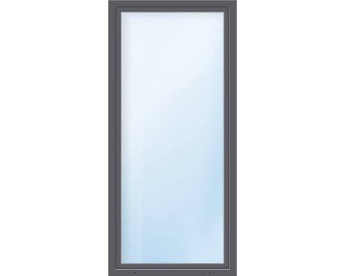 ARON Basic Balkondeur, Kunststof, Enkelvleugelig, Wit/Antraciet, 950x2100 mm, DIN Links