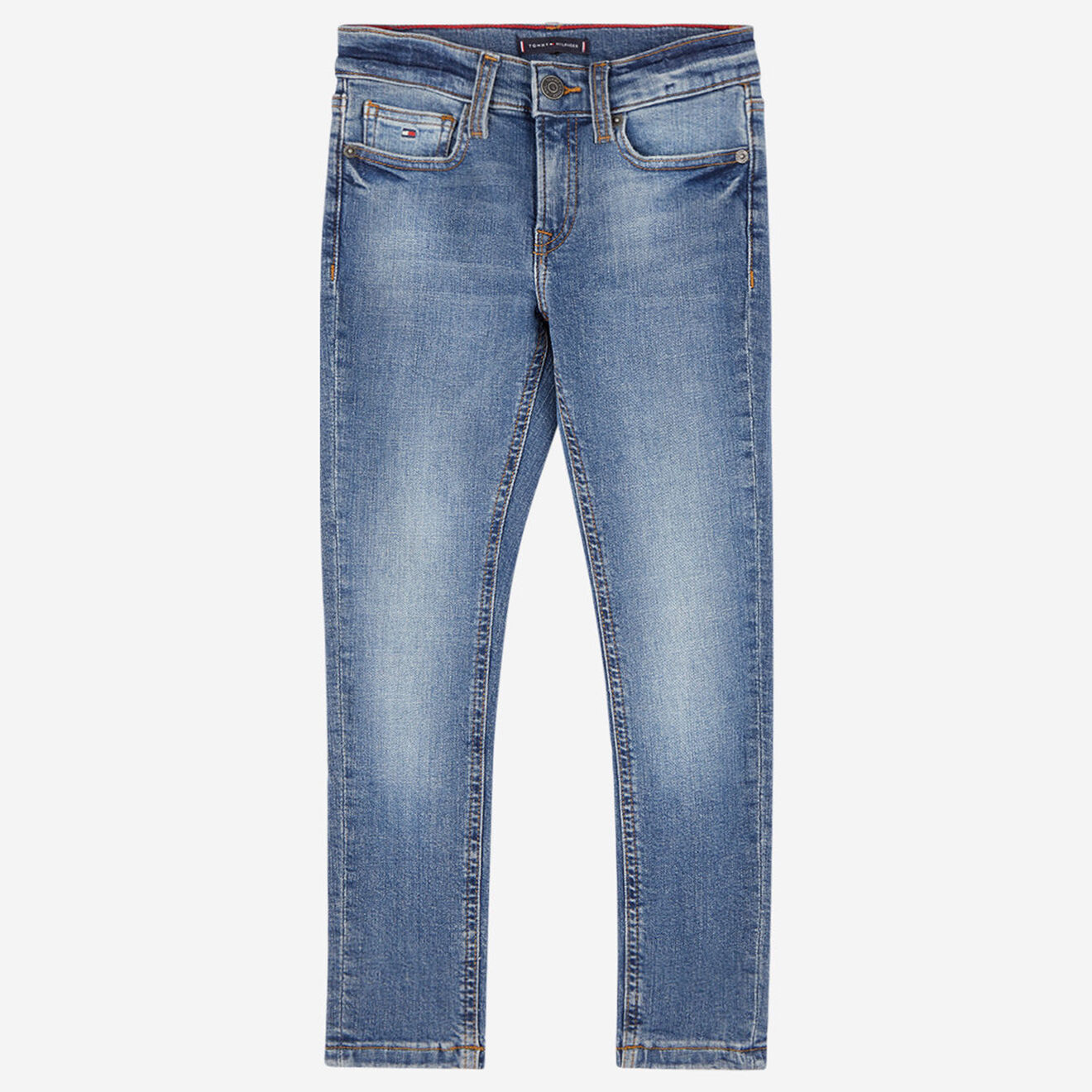Tommy Hilfiger Jean ajusté Steve en Coton stretch délavé bleu
