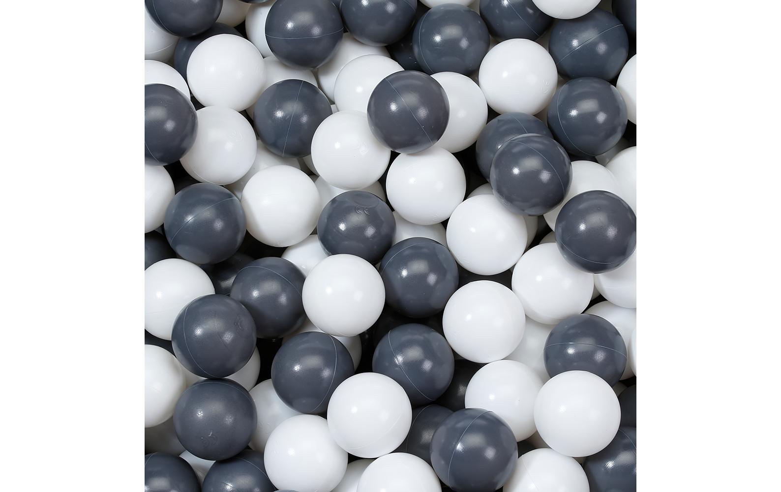 Bälleset 300 Stück, Grey-creme300 Spielbälle in Grau und Crème