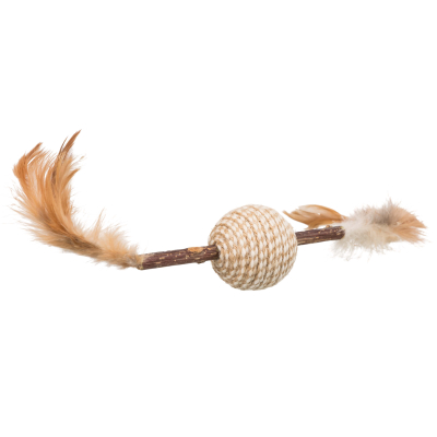 Trixie Matatabi Katzenspielzeug mit Federn und Ball 20cm