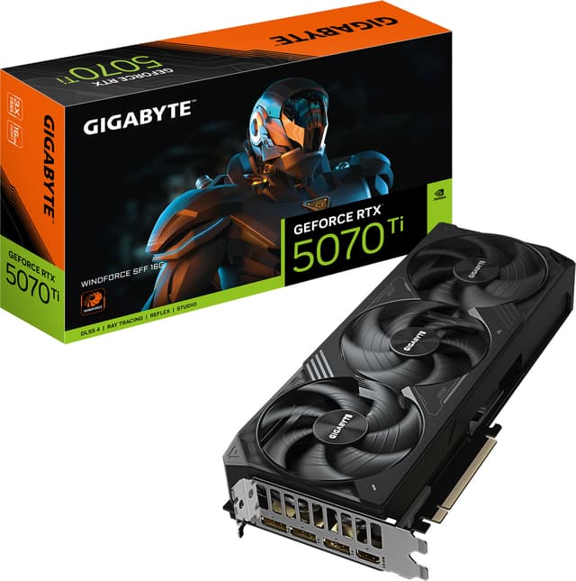 Gigabyte GeForce RTX 5070 Ti Windforce-grafikkort