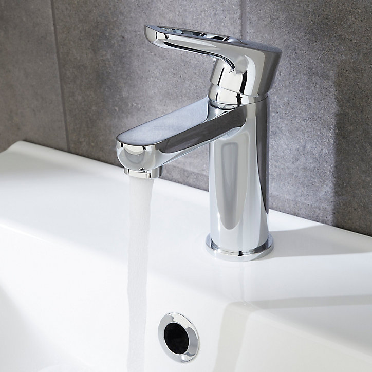 Mitigeur de lavabo chromé GoodHome Laugar