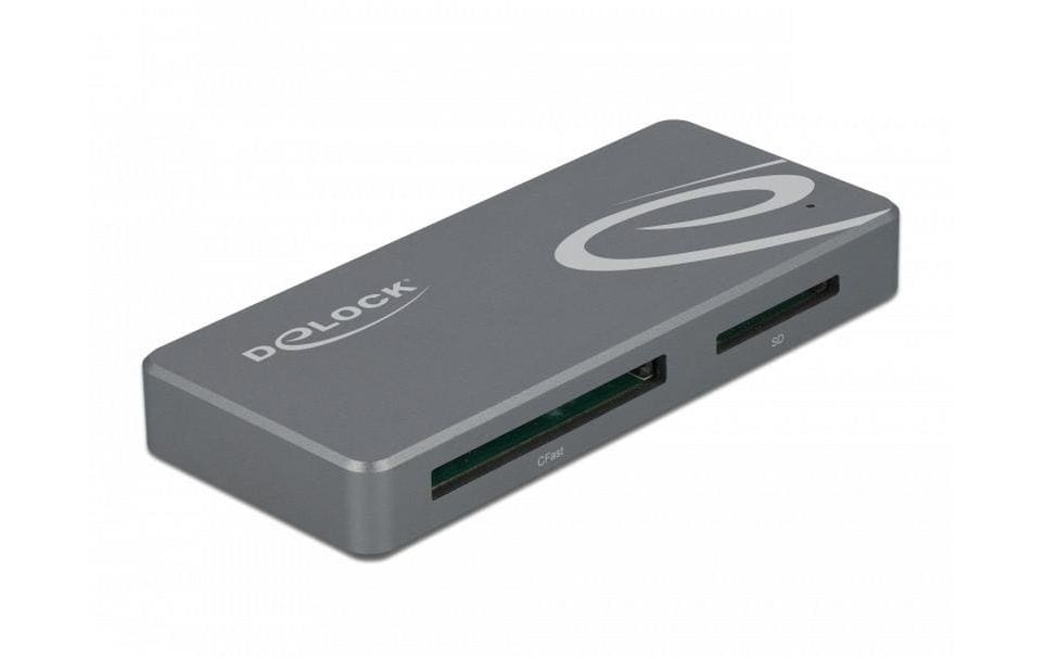 Card Reader Extern 91754 USB-A/C für CFast und SDCFast- und SD-Speicherkartenleser mit USB-Hub