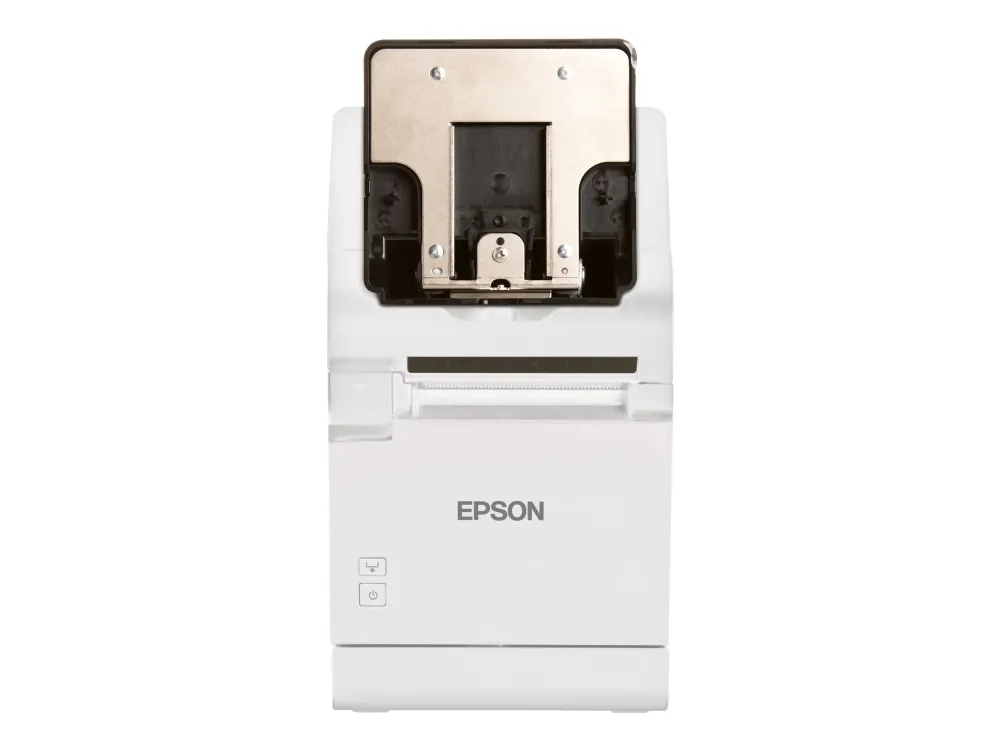 Epson TM m30II-S (011) - Kvitteringsprinter - termisk linje - Rulle (7,95 cm) - 203 x 203 dpi - op til 250 mm/sek. - USB 2.0, LAN, USB 2.0 vært, Lightning - skærer - hvid