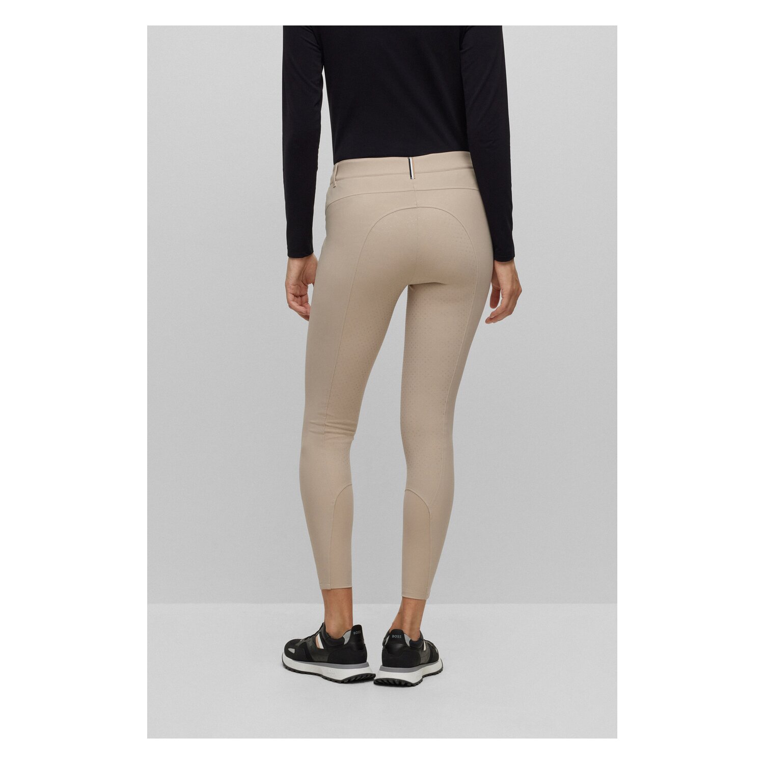 BOSS EQUESTRIAN Grip-Vollbesatz-Reithose Heather - beige