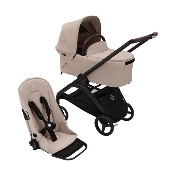 Bugaboo Dragonfly Kinderwagen 2-in-1 - Black / Desert Taupe