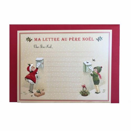 Carte Ma lettre au Père Noël