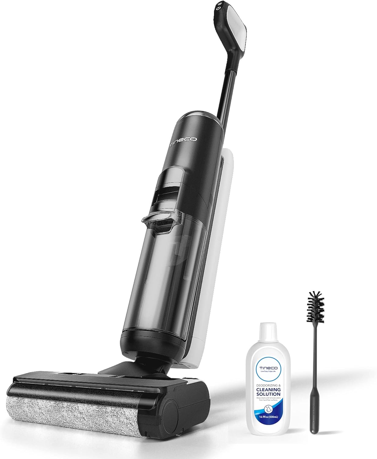 Tineco Floor One S5 Smart Nass-Trocken-Sauger mit iLoop Technologie, All-in-One-Nass Trockensauger Kabellos mit Dual-Tank-Design | Selbstreinigung LED-Display, Wi- Fi, App