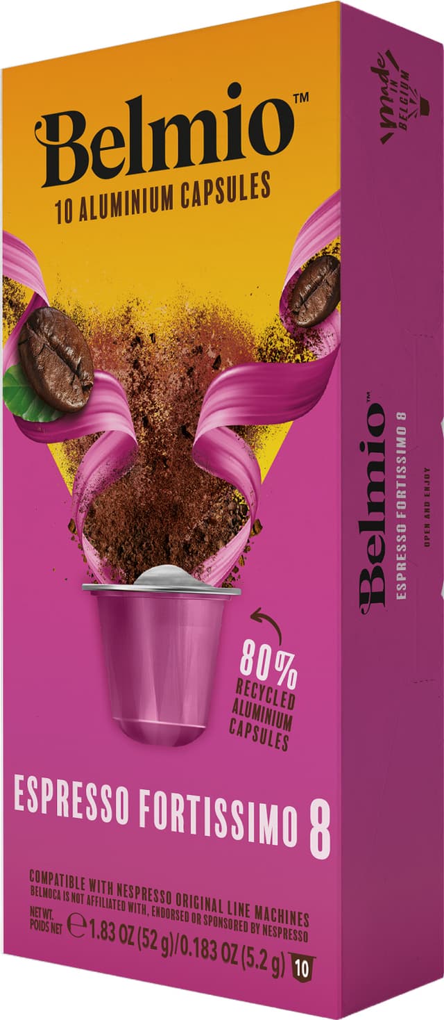 Belmio Espresso Fortissimo kaffekapsler til Nespresso (10 pakker)
