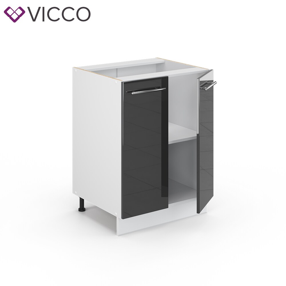 VICCO Unterschrank 60 cm Anthrazit Küchenzeile Unterschrank Fame