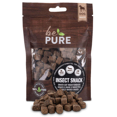 bePure Hundeleckerli Insect Snack 100g