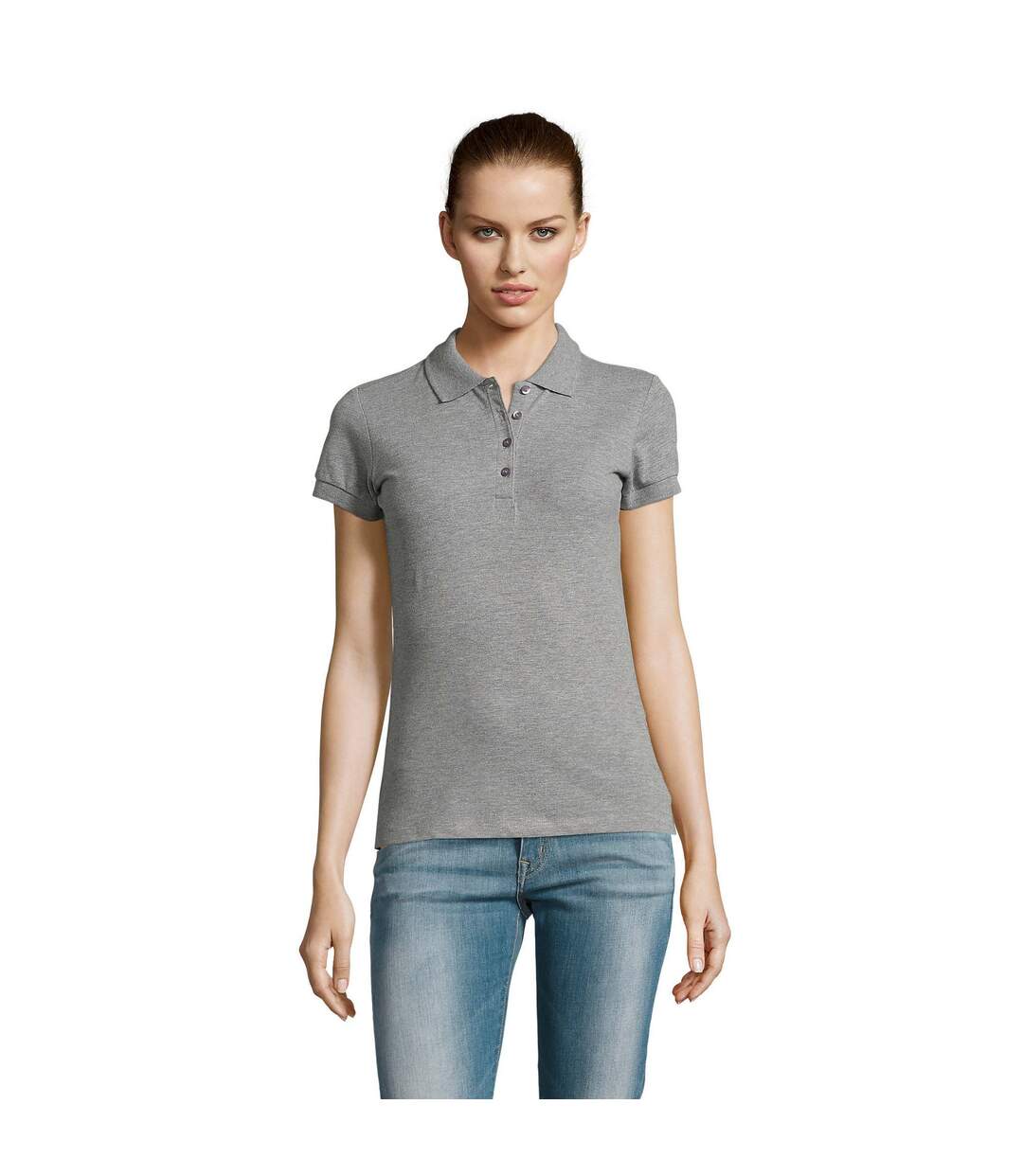 SOLS Passion - Polo 100% coton à manches courtes - Femme (Gris marne) - UTPC317