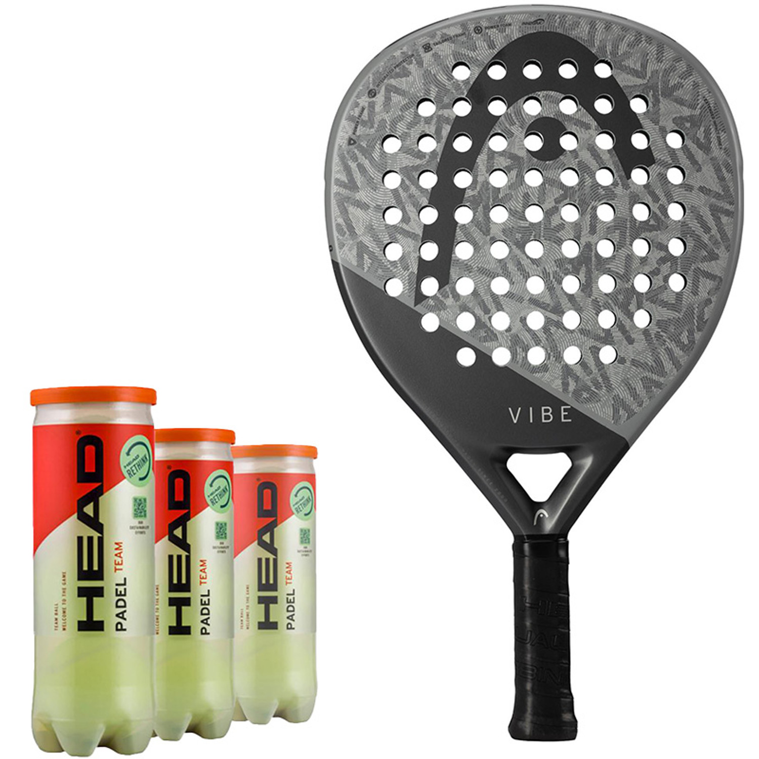 Head Racket + Balls Pack 28
