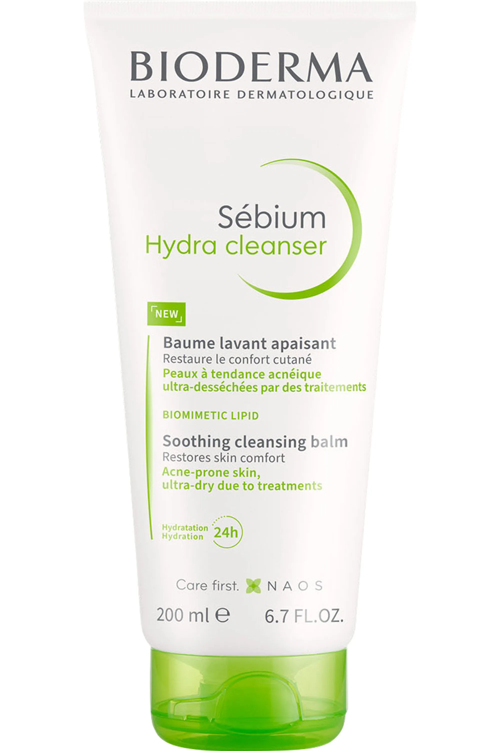 Bioderma Baume lavant apaisant visage Sébium Hydra Cleanser-200 ml