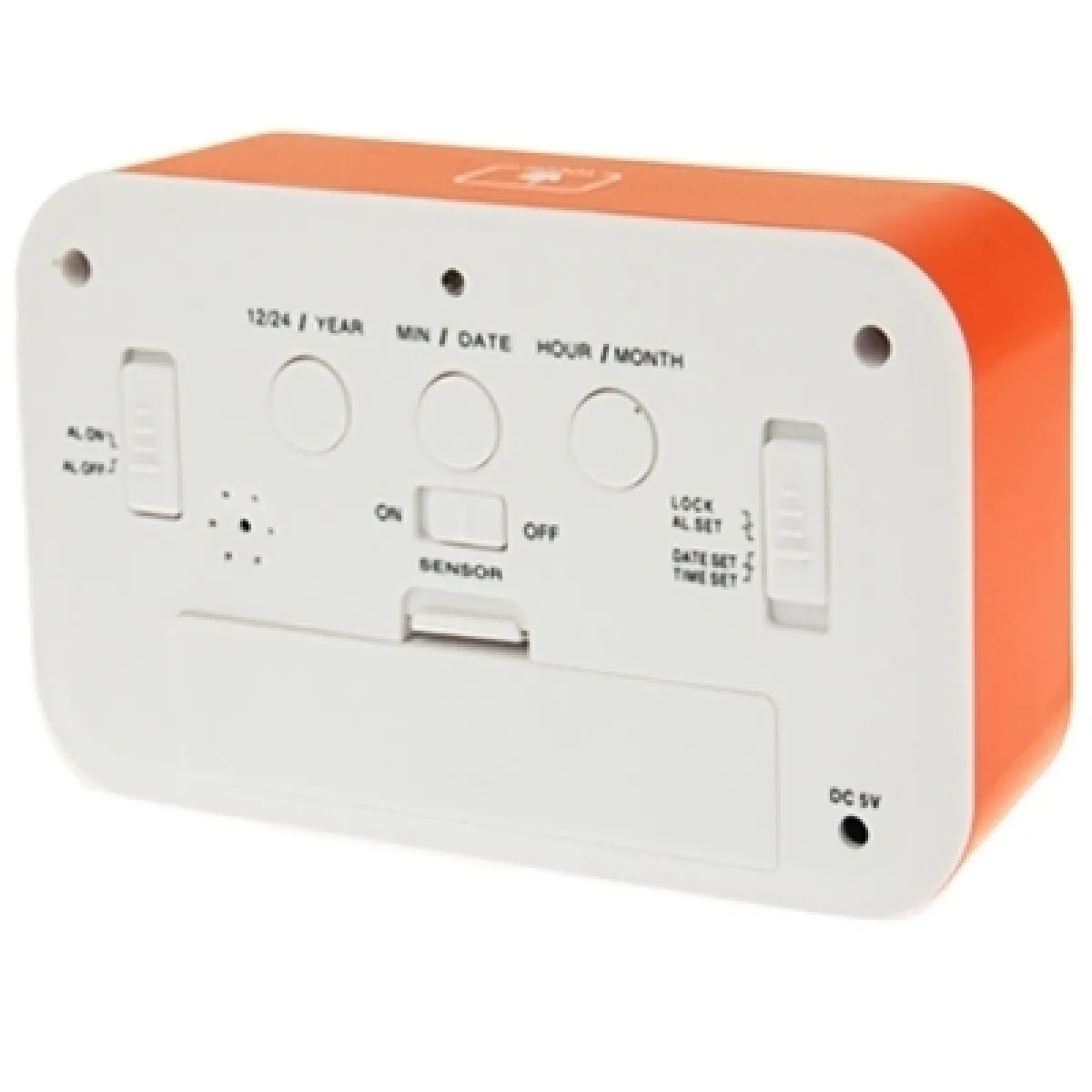 Wewoo Réveil LCD Orange