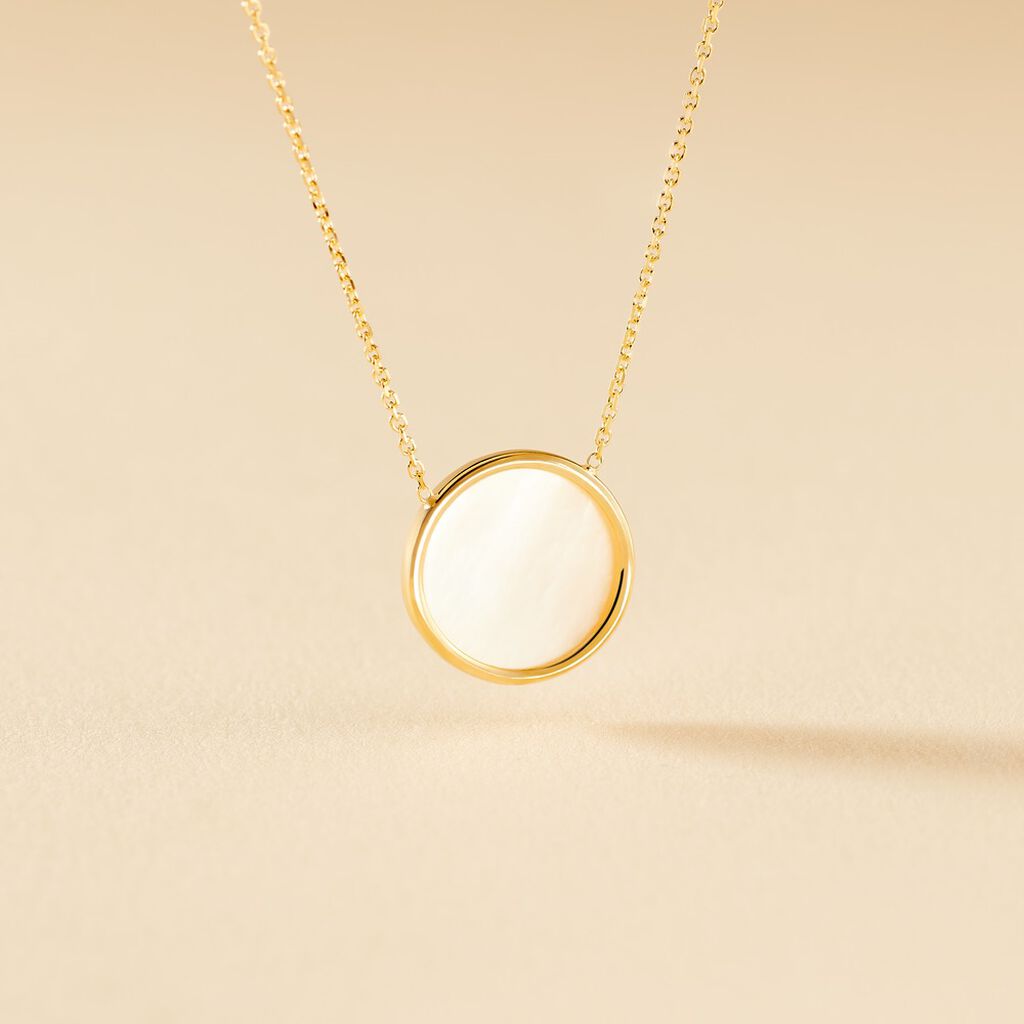 Collier Joana Or Jaune Nacre