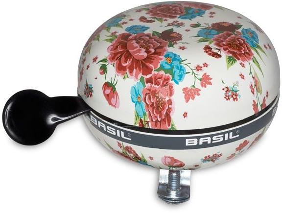 BASIL Fahrradklingel Big Bell Bloom, Gardenia Weiss Fahrradklingel