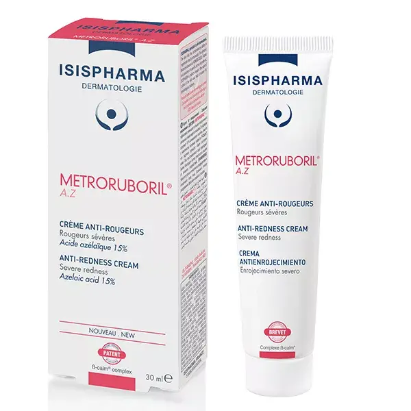 Isispharma Ruboril Metroruboril AZ Creme Anti-Vermelhidão 30ml