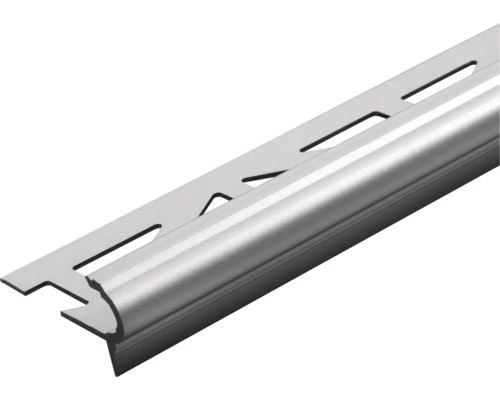 Dural Florentostep aluminium titanium trapprofiel, 100 cm lang, 9 mm hoog