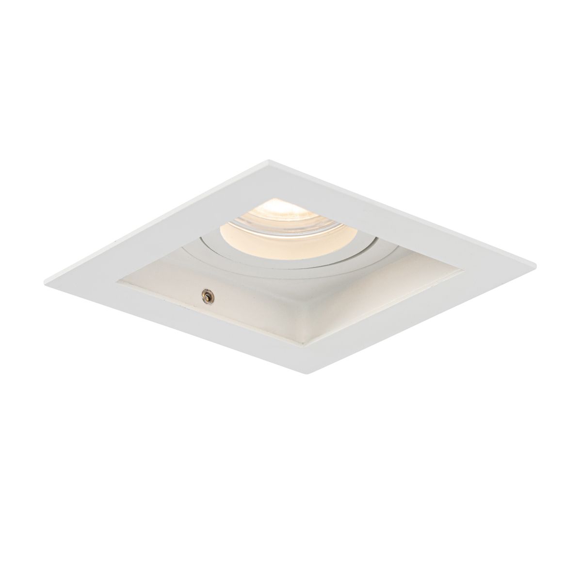 Set van 6 Moderne inbouwspot wit verstelbaar - Carree