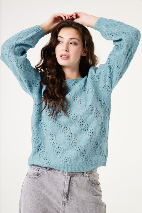 Garcia blauwe dames trui