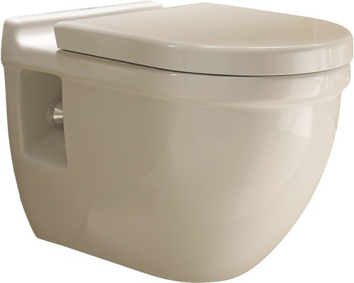 DURAVIT Starck 3 wandcloset, diepe spoeling, met opstaande rand, glanzend wit, zonder toiletzitting, 2215090000