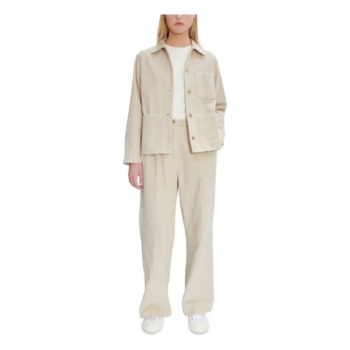 A.P.C. Veste Silvana Coton et Lin | Ecru
