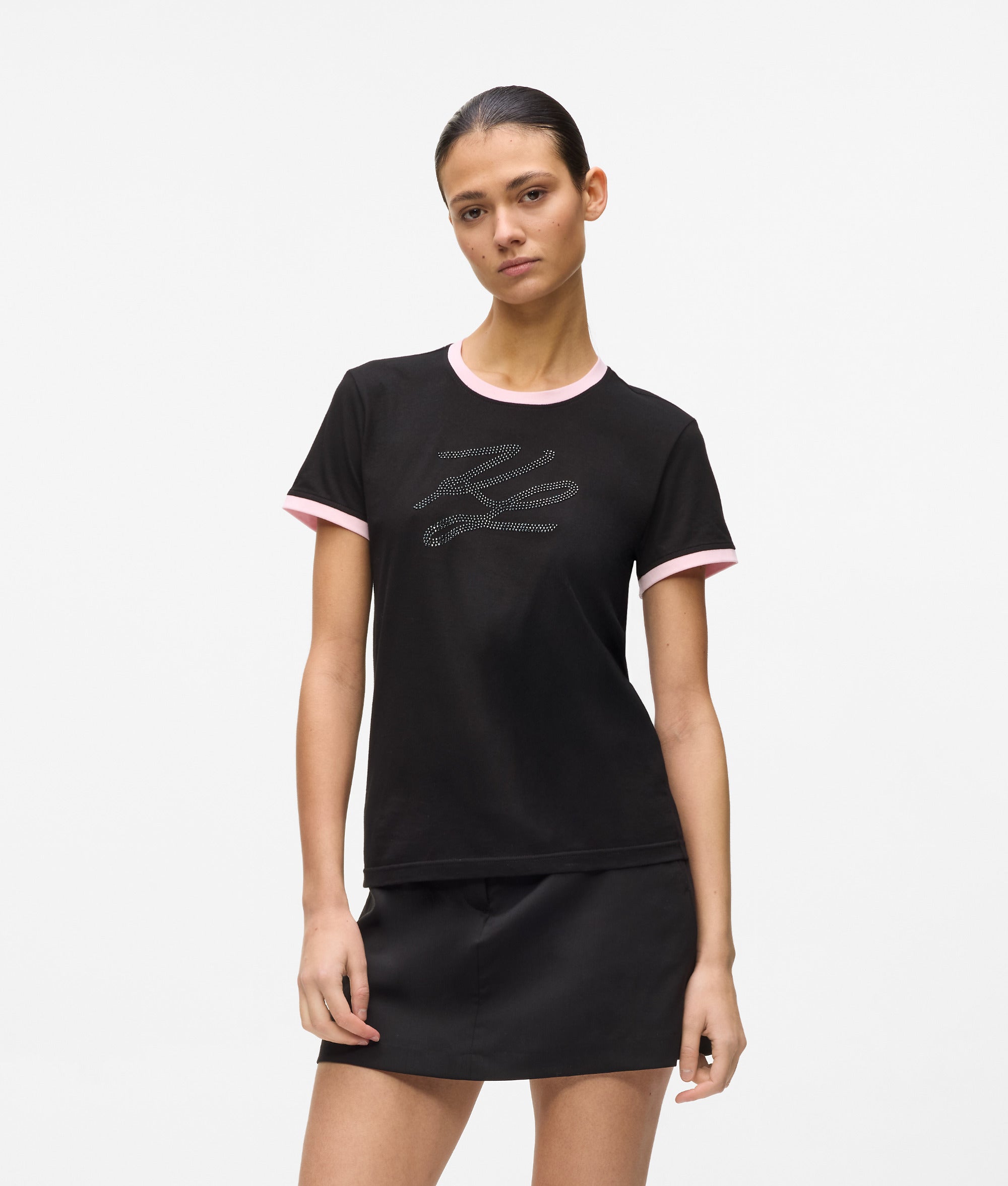 Exclusief T-shirt met strass Autograph