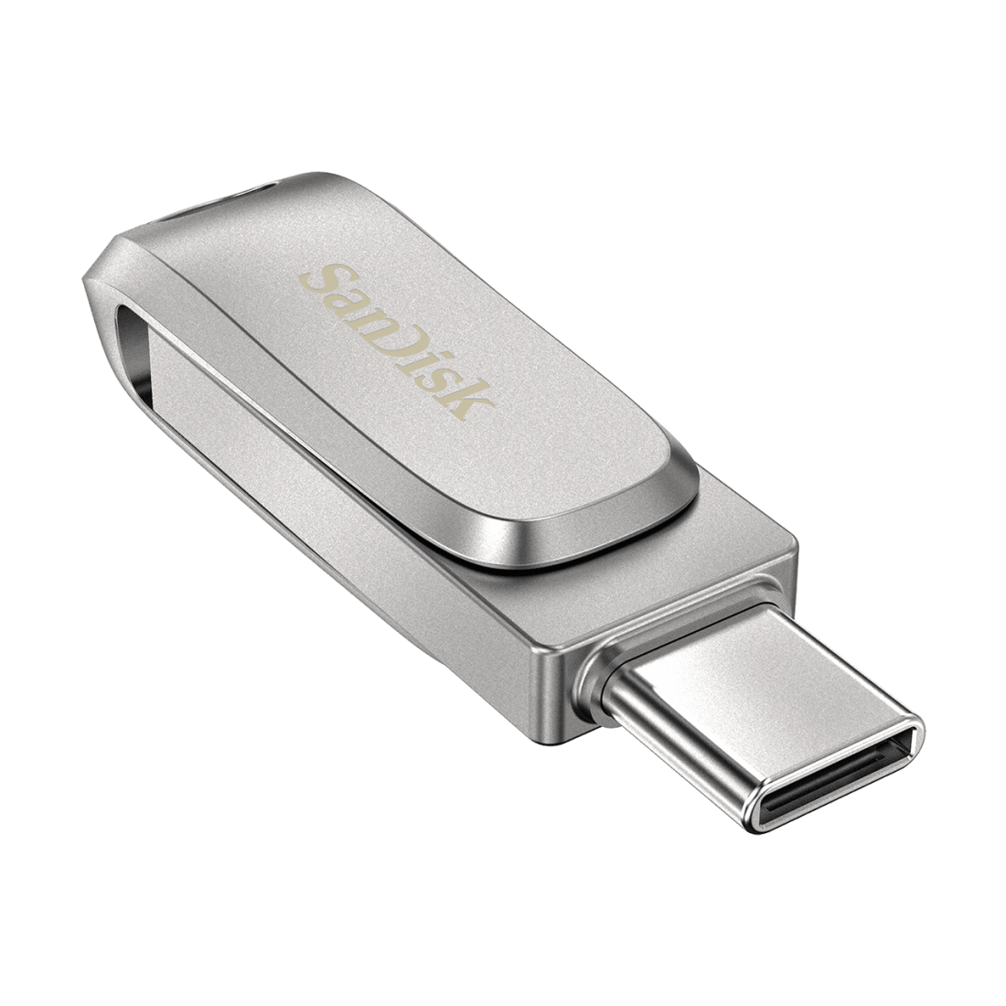 (256GB) Ultra Dual Drive Luxe USB C / USB 3.1 Speicher Stick Flash Drive 150Mbps (SDDDC4-256G-G46) - Silber