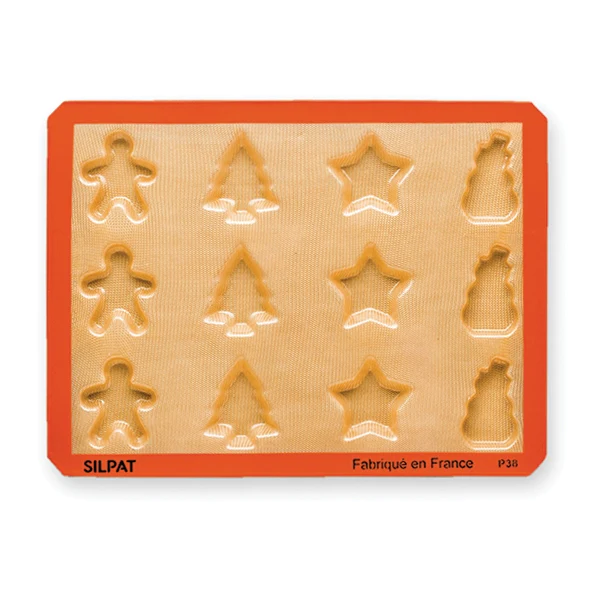 Plaque de 12 empreintes Noël Silpat