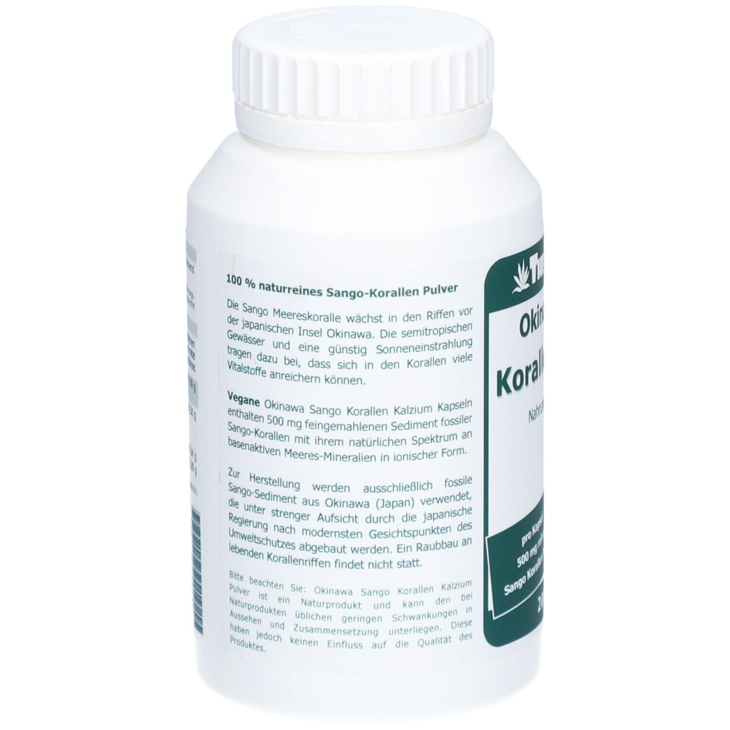Korallen Kalzium 500 mg Kapseln