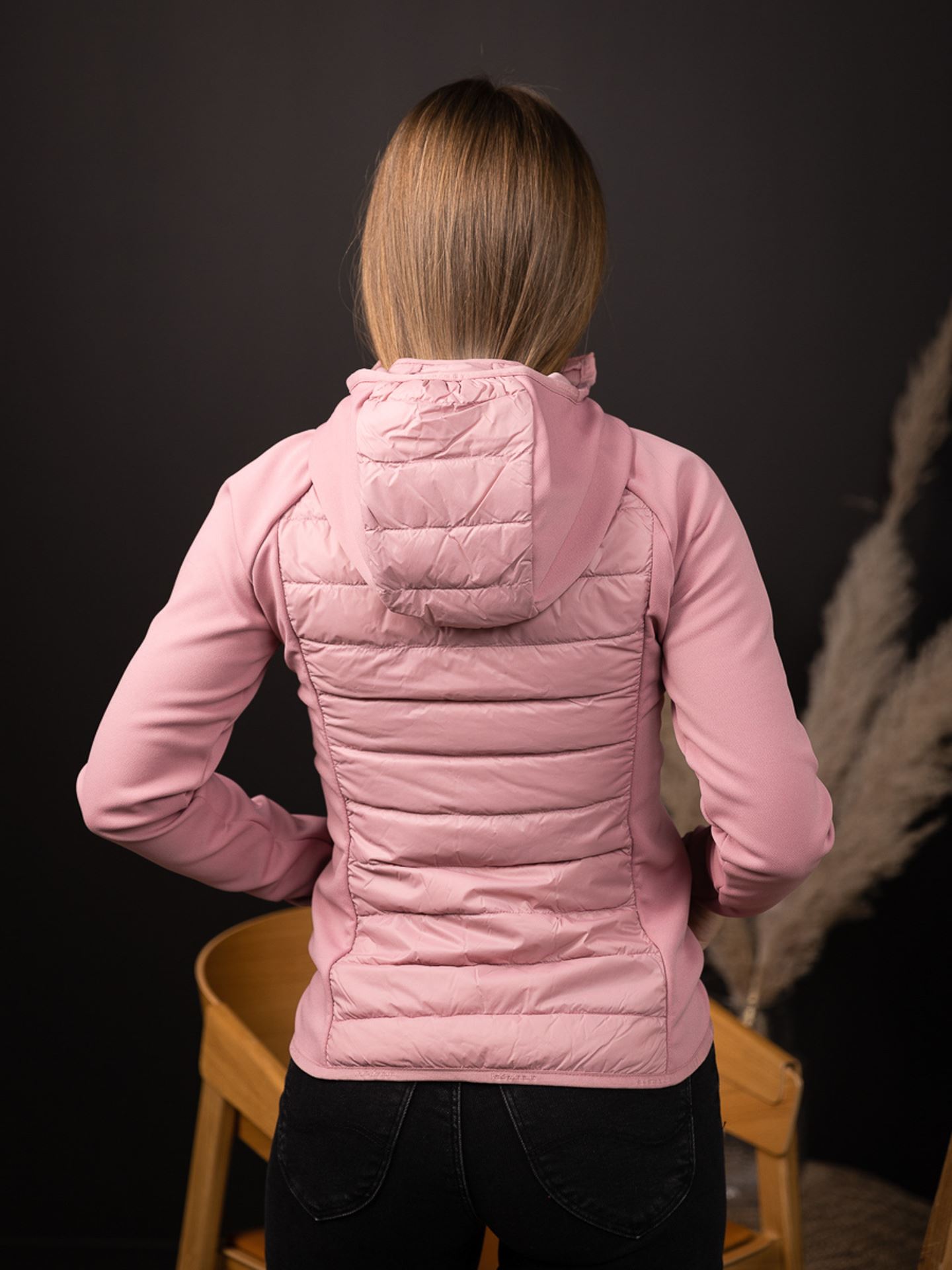 Down Hybrid Hood Jacket