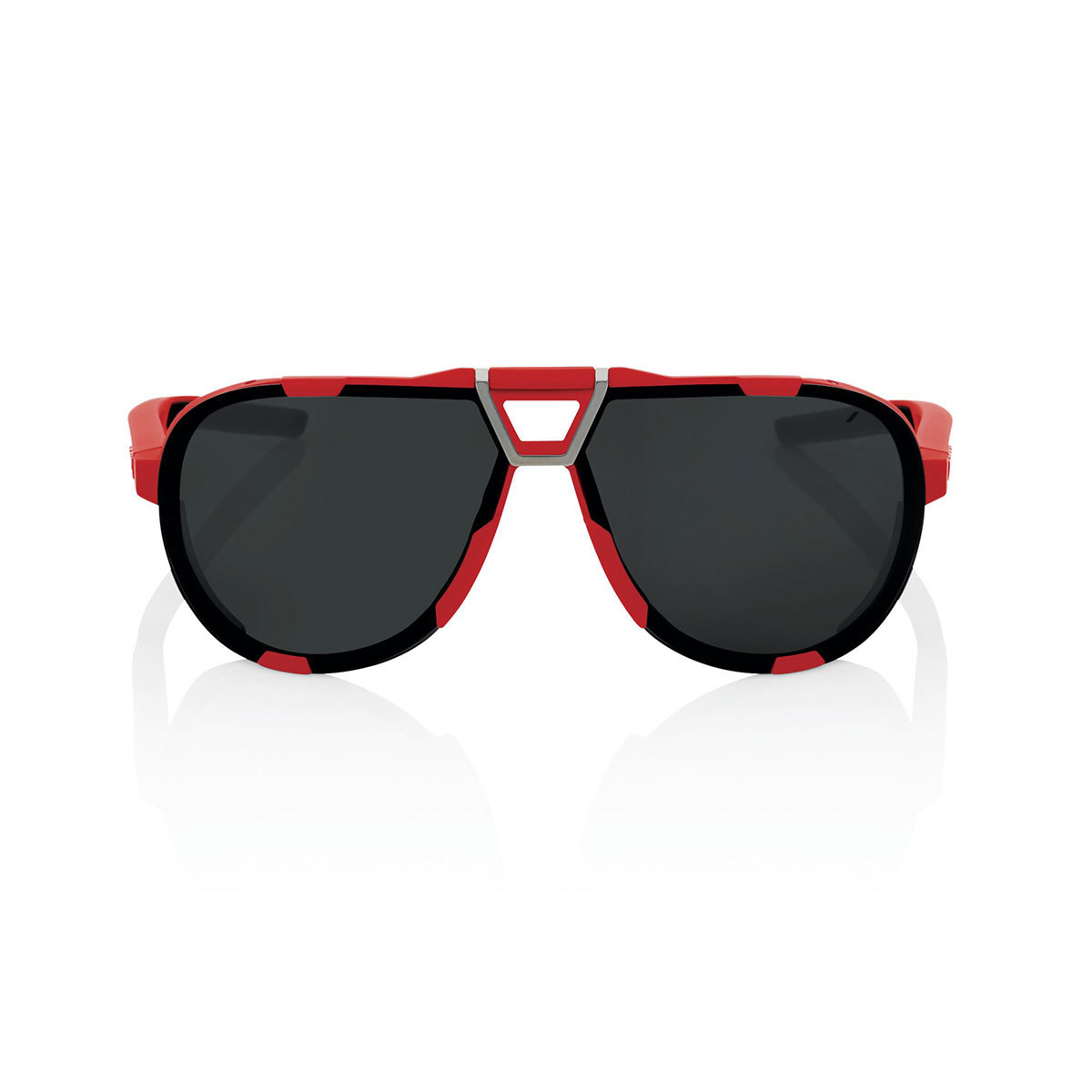 100% Westcraft Sport Zonnebril Rood met Black Mirror Lens
