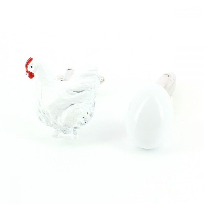 Boutons de manchette, Poule et oeuf