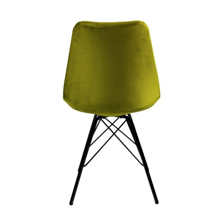 Kick collection - Stoel Velvet - Groen