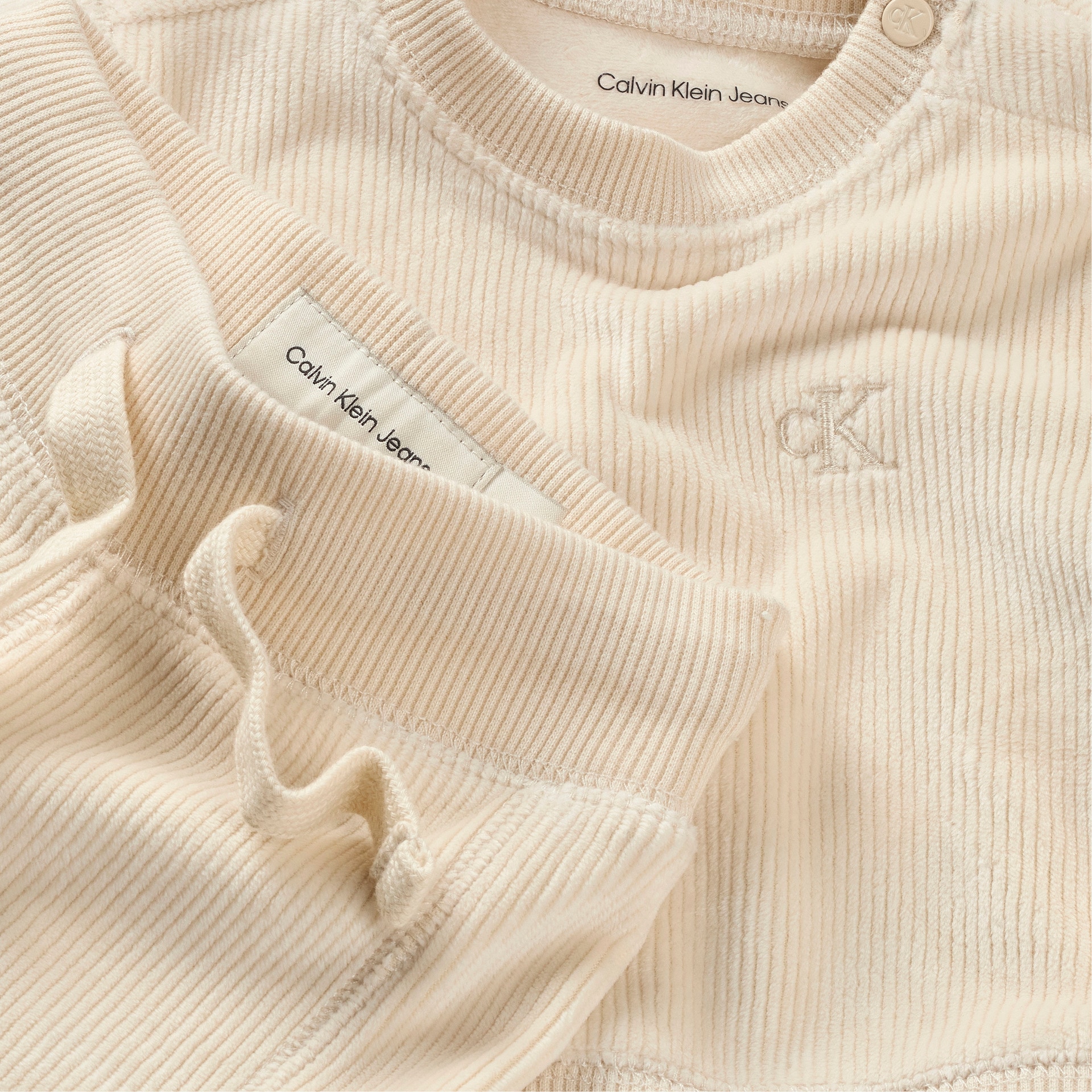 Calvin Klein Jeans Shirt & Hose »RIB VELVET FLEECE SET GIFTPACK«, 2 Stk. für Babys bis 2 Jahre, Geschenkset