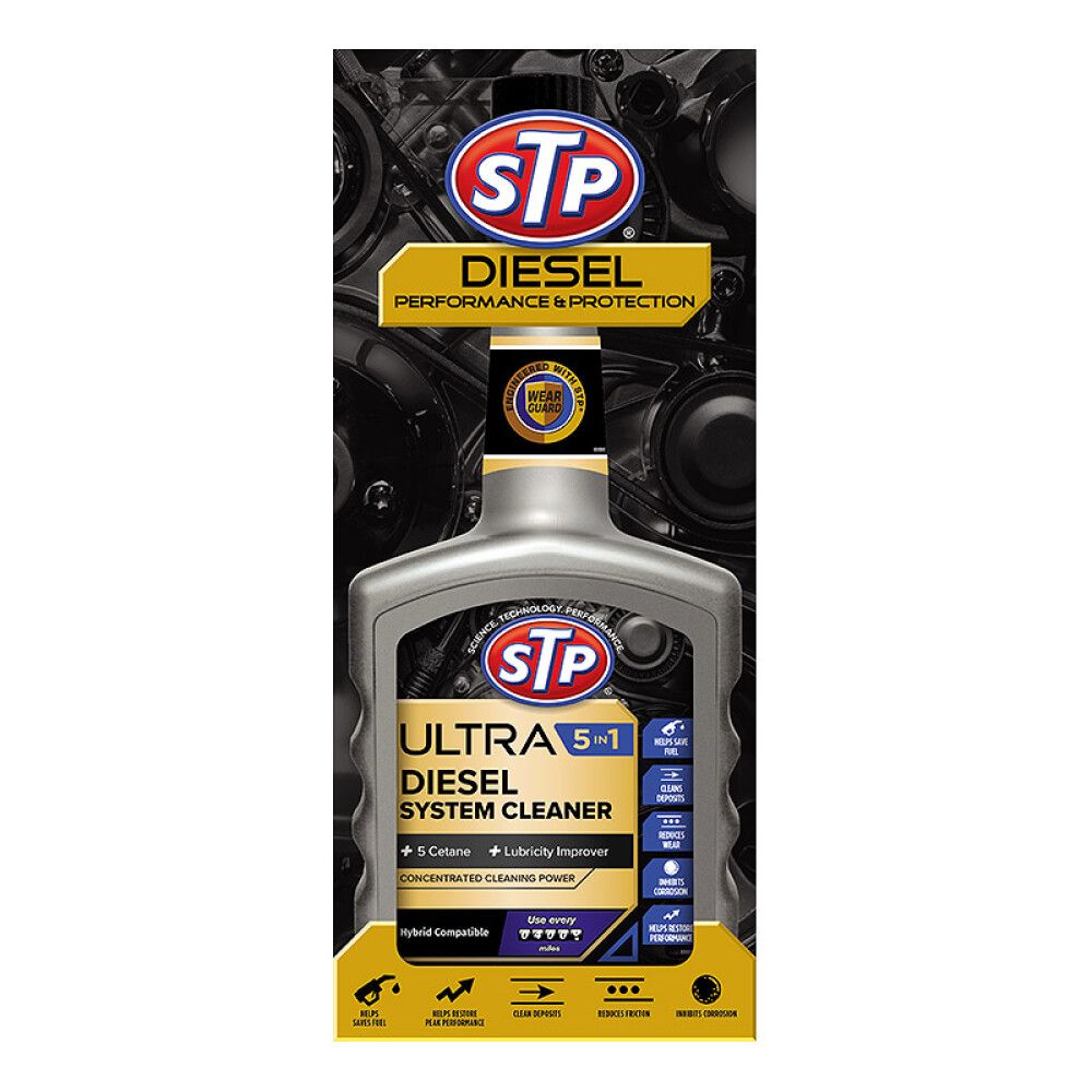 RENGJØRING STP ULTRA 5-IN-1 DIESEL 400ML