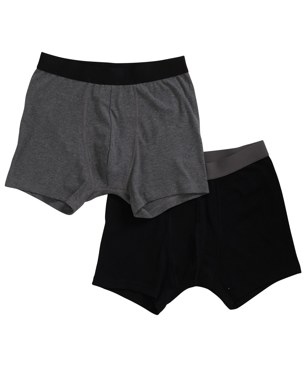 2-pack boxershort rib