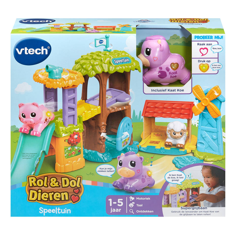 VTech Rol & Dol dieren speeltuin + Kaat Koe