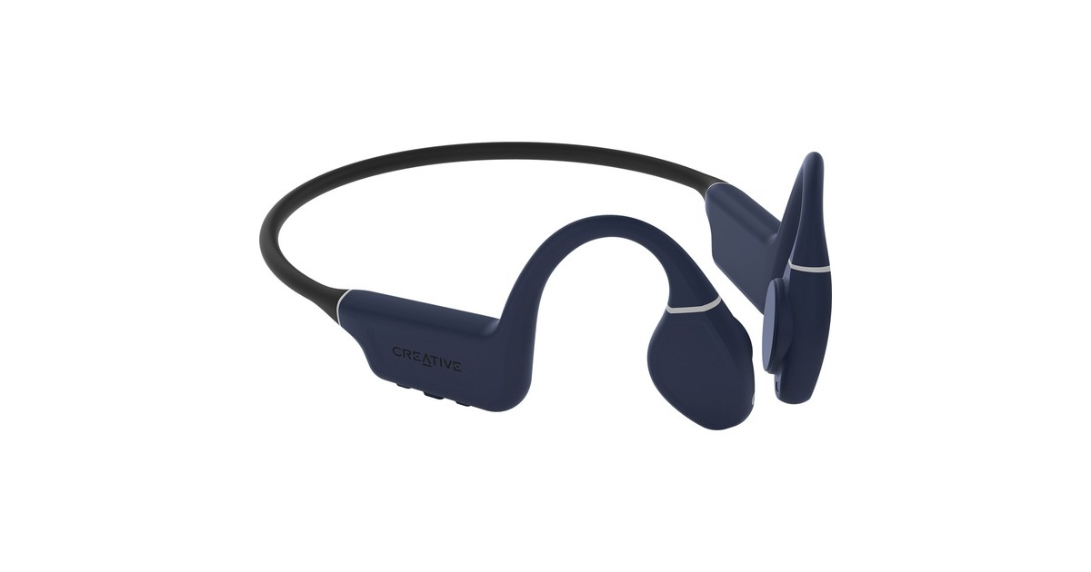 CreativeOutlier Free Pro+ bone conduction hoofdtelefoon  (Zwart, Bluetooth 5.3)