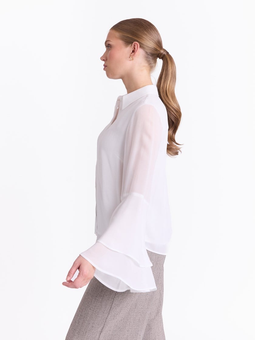 Rouen bluse Bright White