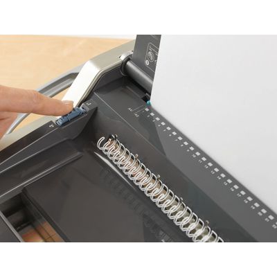 Fellowes Galaxy/Wire - machine à relier / relieuse perforeuse manuelle par anneaux métal - Perfore 15 feuilles - relie 130f