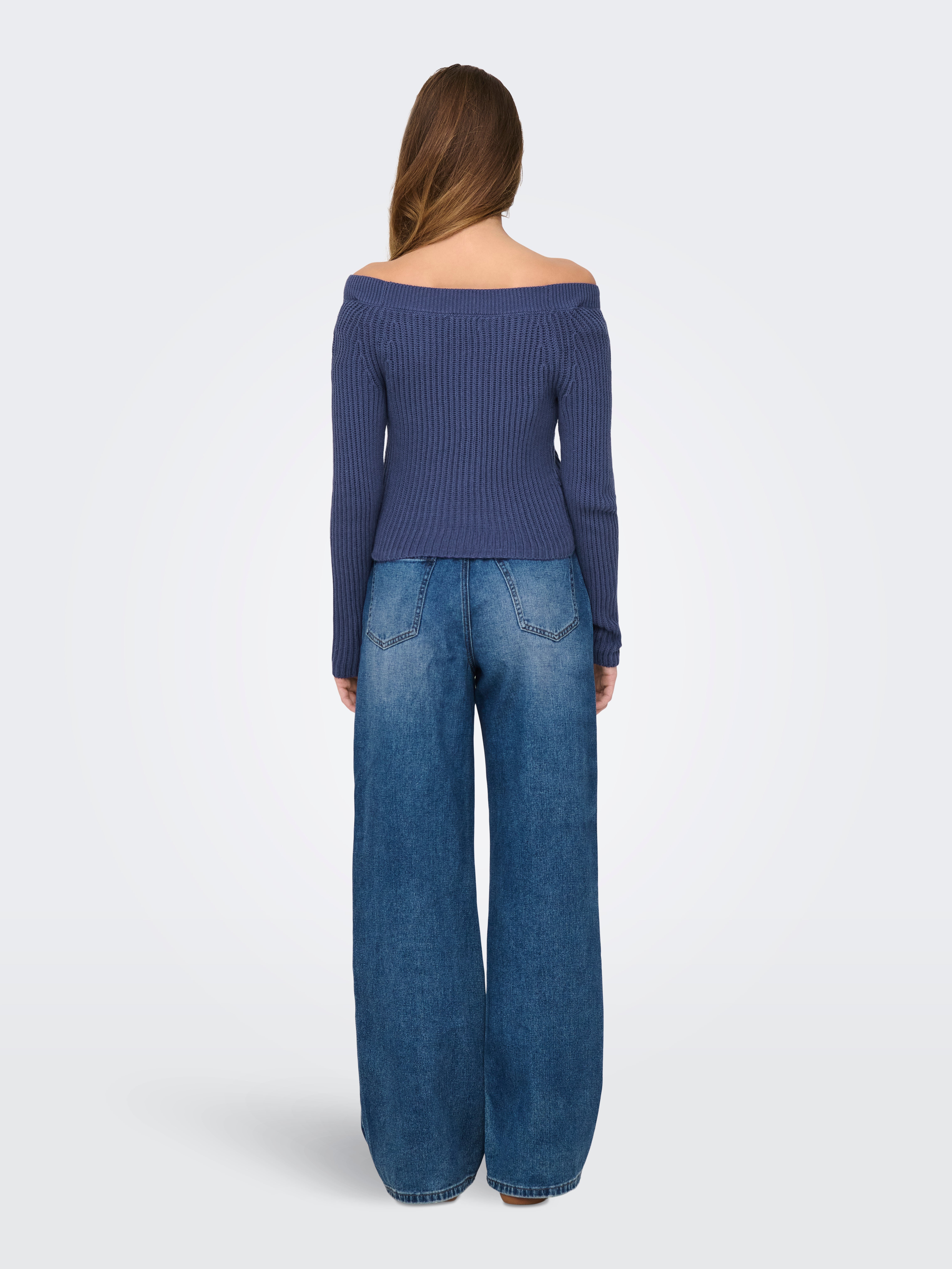 JDYLEMON Strickpullover Skipper Blue