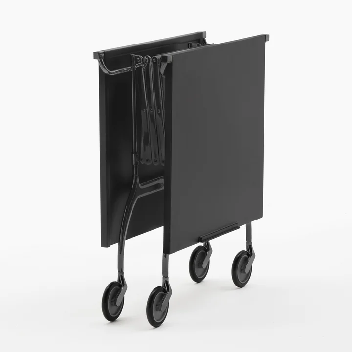 Kartell - Battista Servierwagen, monochrom schwarz matt